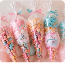 Candy cones and bags — temporary example photo